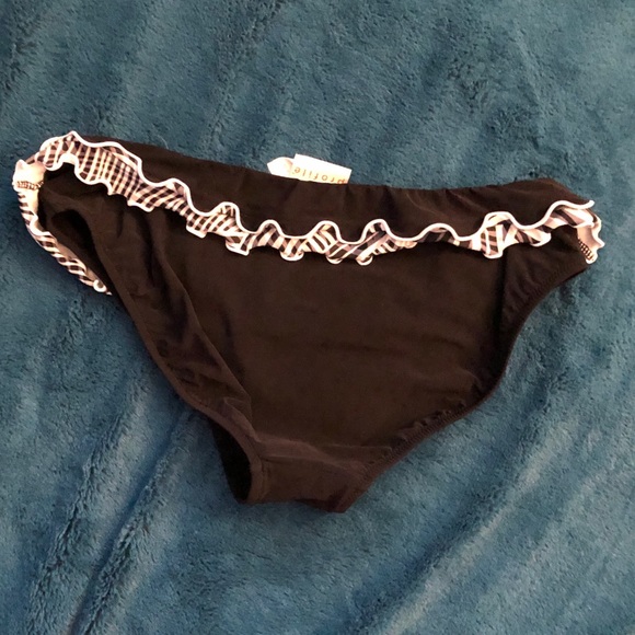 Profile bikini bottoms, black & white, Sz 10 - Picture 3 of 7